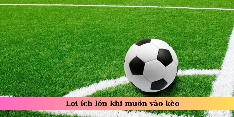 Lợi ích lớn khi muốn vào kèo